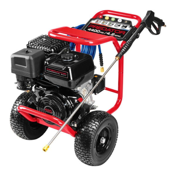 Predator 4400 PSI, 4.2 GPM, 13 HP (420cc) Commercial Duty Pressure Washer EPA