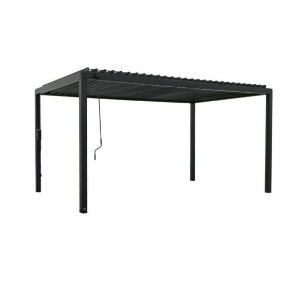 Backyard Discovery Sarasota Galvanized Steel Louvered Pergola
